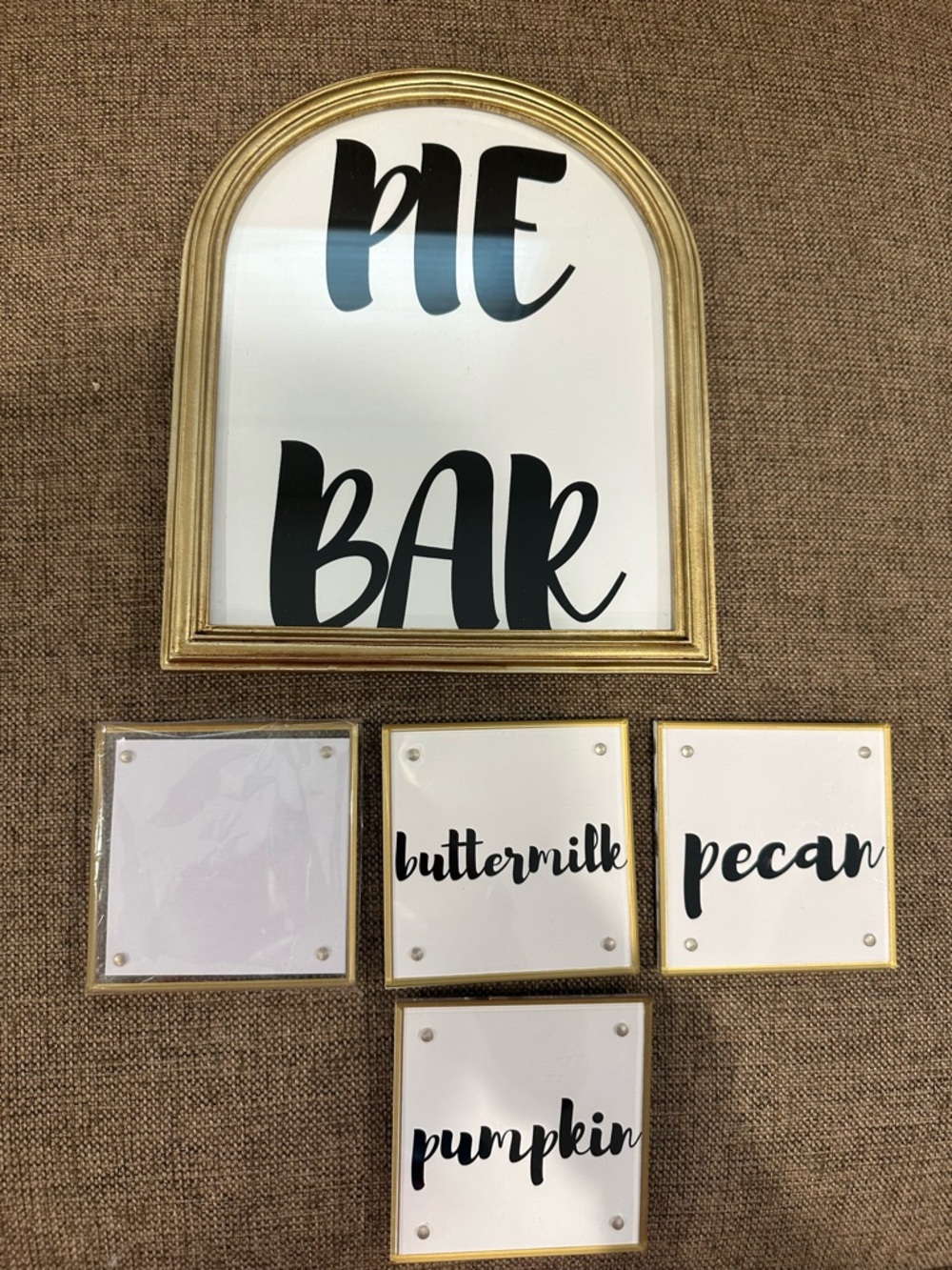 Pie Bar Frames- Used for Wedding